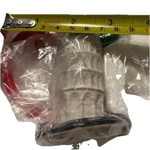 VTG Fitz & Floyd Gift Gallery Tower of Pisa Mini Teapot Special Teas Collection - Picture 6 of 7